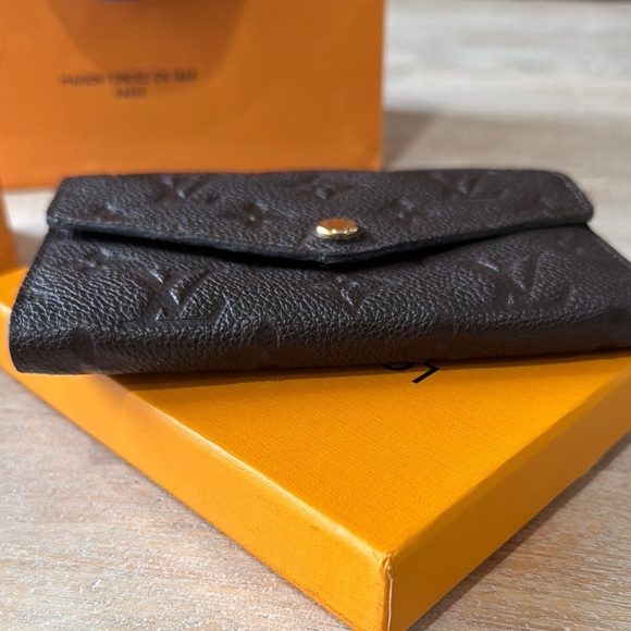 Louis Vuitton Terre Monogram Empreinte Leather Curieuse Wallet - Picture 8 of 16